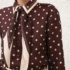 Dot Relaxed Shirt Chocolate Dot Online