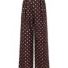 Dot Straight Pant Chocolate Dot Online