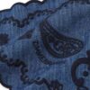 Embroidered Headscarf Railway Blue Online