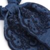 Embroidered Tie Scrunchie Railway Blue Online