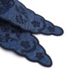 Embroidered Tie Scrunchie Railway Blue Online