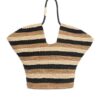 Goldentime Large Tote Black Stripes Online