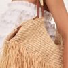 Goldentime Medium Fringe Tote Natural Online