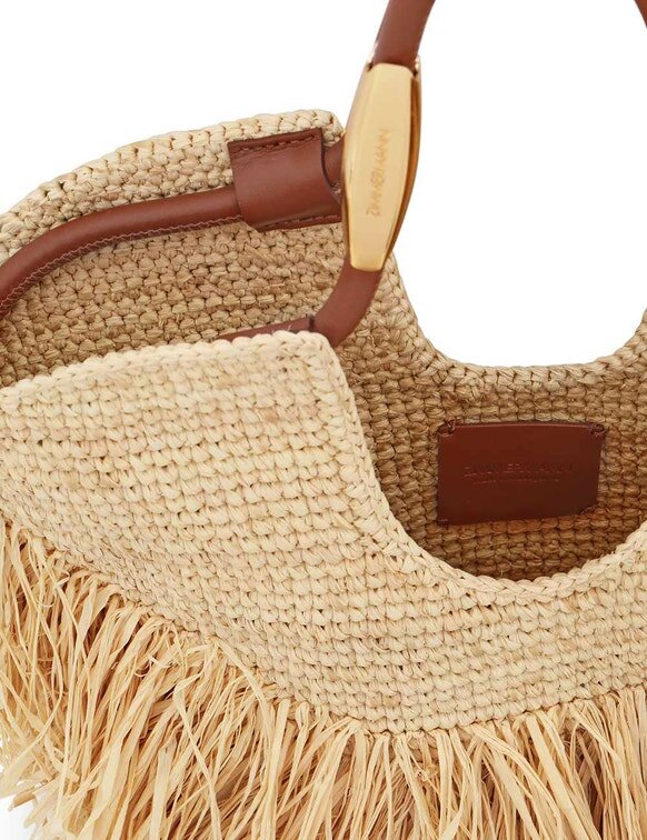Goldentime Small Fringe Tote Natural Online Goldentime Small Fringe Tote Natural Online