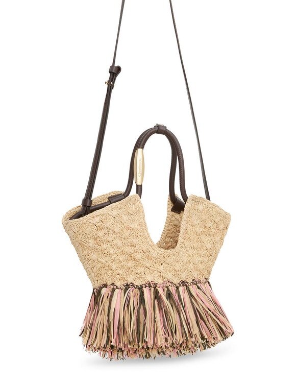 Goldentime Small Fringe Tote Natural Online Goldentime Small Fringe Tote Natural Online