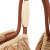 Goldentime Small Fringe Tote Tan Fringe Stripe Online