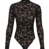 High Neck Bodysuit Black Online