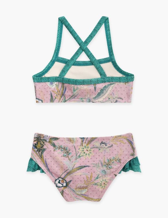 Indra Kids Contrast Bikini Lilac Scarf Floral Online Indra Kids Contrast Bikini Lilac Scarf Floral Online