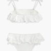 Indra Kids Cut out Bikini Ivory Online