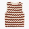 Indra Kids Knit Top Tan/Ecru Online Indra Kids Knit Top Tan/Ecru Online