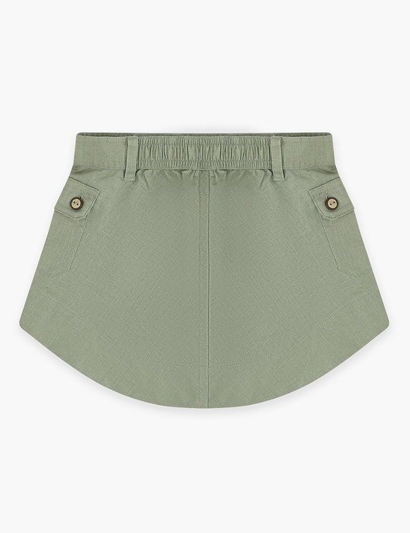 Indra Kids Pocket Skirt Khaki Online Indra Kids Pocket Skirt Khaki Online