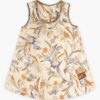 Indra Kids Swing Dress Biscuit Scarf Floral Online