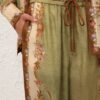Indra Relaxed Pant Khaki Scarf Floral Online