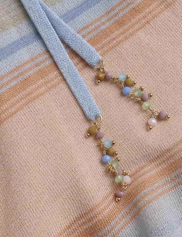 Indra Stripe Short Blue Multi Online Indra Stripe Short Blue Multi Online