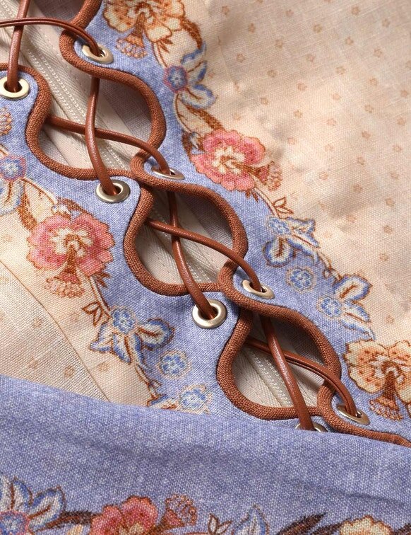 Indra Tunic Mini Dress Biscuit Scarf Floral Online Indra Tunic Mini Dress Biscuit Scarf Floral Online