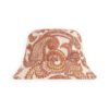 Kids Bucket Hat Cream/Orange Paisley Online