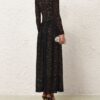 Lace Gathered Maxi Skirt Black Online Lace Gathered Maxi Skirt Black Online