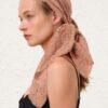 Lace Neck Scarf Peach Online Lace Neck Scarf Peach Online