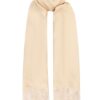 Lace Silk Stole Cream Online Lace Silk Stole Cream Online