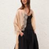 Lace Silk Stole Peach Online Lace Silk Stole Peach Online