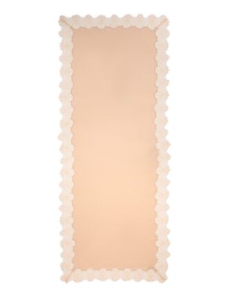 Lace Silk Stole Peach Online