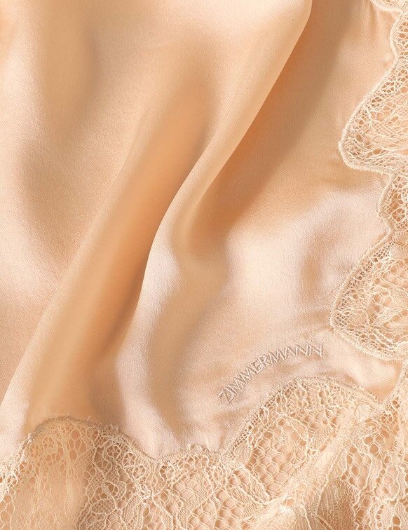 Lace Silk Stole Peach Online Lace Silk Stole Peach Online