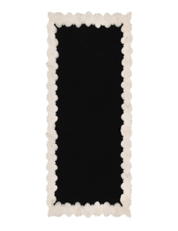 Lace Wool Stole Black Online Lace Wool Stole Black Online