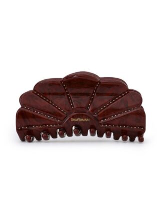 Large Shell Clasp Burgundy Online