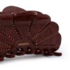 Large Shell Clasp Burgundy Online