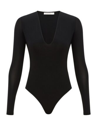 Long Sleeved Bodysuit Black Online