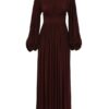 Luna Billow Maxi Dress Mahogany Online Luna Billow Maxi Dress Mahogany Online