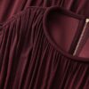 Luna Billow Maxi Dress Mahogany Online Luna Billow Maxi Dress Mahogany Online