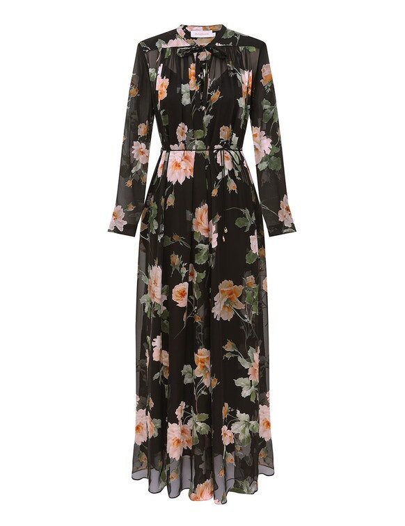 Luna Burnout Sheath Dress Black Rose Online Luna Burnout Sheath Dress Black Rose Online