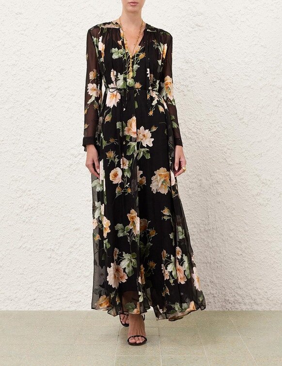 Luna Burnout Sheath Dress Black Rose Online Luna Burnout Sheath Dress Black Rose Online