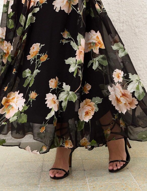 Luna Burnout Sheath Dress Black Rose Online Luna Burnout Sheath Dress Black Rose Online