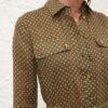 Luna Cargo Shirt Olive Dot Online