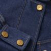 Luna Denim Utility Bomber Harbour Blue Online