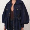 Luna Denim Utility Jacket Harbour Blue Online