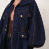 Luna Denim Utility Jacket Harbour Blue Online