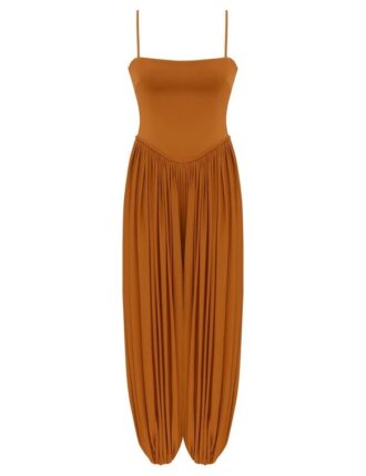 Luna Jersey Jumpsuit Whisky Online