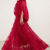 Luna Lace Billow Gown Fuchsia Online