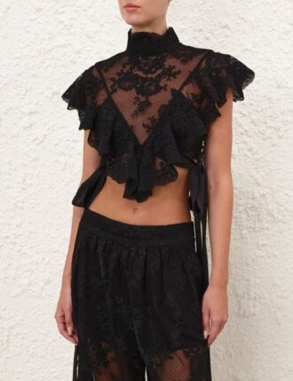 Luna Lace Bodice Black Online