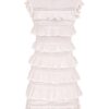 Luna Lace Frill Mini Dress Ivory Online Luna Lace Frill Mini Dress Ivory Online