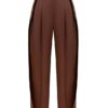 Luna Leather Barrel Pant Radical Brown Online