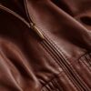 Luna Leather Bomber Jacket Radical Brown Online Luna Leather Bomber Jacket Radical Brown Online