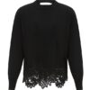 Luna Merino Lace Sweater Black Online