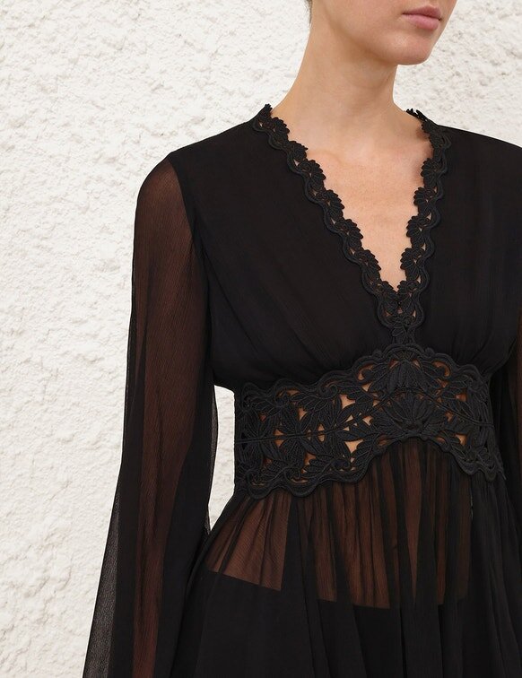 Luna Peplum Blouse Black Online Luna Peplum Blouse Black Online