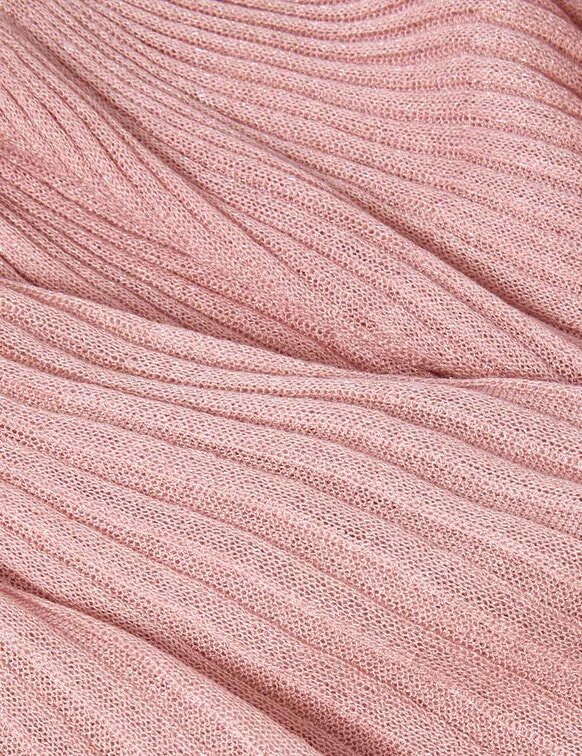 Luna Pleated Frill Skirt Dusty Pink Online Luna Pleated Frill Skirt Dusty Pink Online