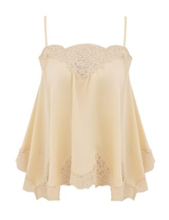 Luna Satin Camisole Cream Online