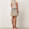 Luna Striped Polo Mini Dress Cream/Navy Online Luna Striped Polo Mini Dress Cream/Navy Online